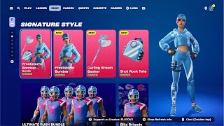 NEW FROSTSTORM BOMBER SKIN Fortnite Item Shop Today January 23rd 2025 [upl. by Ebby]