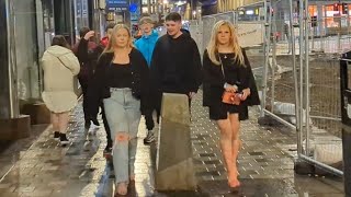 Glasgow Scotland Nightlife Part 3  Sauchiehall Street [upl. by Binah]