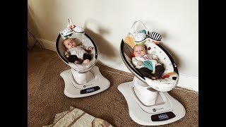 4moms Mamaroo Review with Twins Mono Mono Twins [upl. by Aloin973]