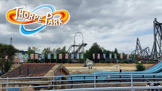 Thorpe Park Full Walkthrough Tour in 4K  2021 [upl. by Aneerhs]