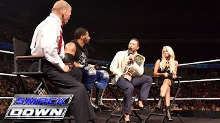 quotMiz TVquot welcomes guests Darren Young amp WWE Hall of Famer Bob Backlund SmackDown July 14 2016 [upl. by Wisnicki]