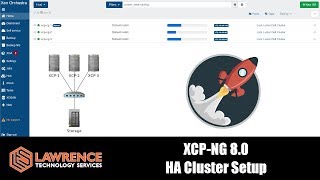 Xenserver  XCPNG 80 HA  High Availability Cluster Setup [upl. by Naud]