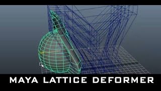 Maya Tutorial for Beginners  Lattice Deformer [upl. by Halford]