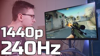 1440p 240HZ AOC AG273QZ Review  TechteamGB [upl. by Sillig]