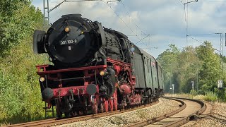 Puchheimer Dampflokfahrten mit der BR01 180 zwischen Pasing Puchheim und Geltendorf [upl. by Lateehs]