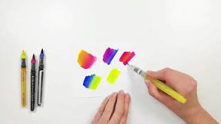 How to Blend Colors of Brushmarker PRO Markers by KARIN [upl. by Uhn894]