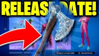 LEVIATHAN AXE PICKAXE RETURN RELEASE DATE FORTNITE ITEM SHOP [upl. by Jumbala]