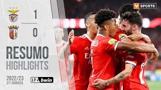 Highlights  Resumo Benfica 10 SC Braga Liga 2223 31 [upl. by Estus]