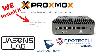 Installing Proxmox On A Protectli VP6650 protectli7900 [upl. by Ayotal441]