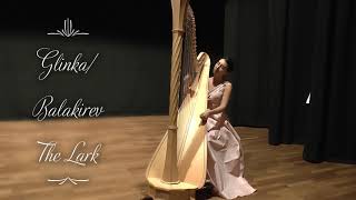 GlinkaBalakirev The Lark Agnese Contadini harp [upl. by Kaufmann]