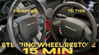 EASY Steering Wheel Clean amp Restore in 15 mins [upl. by Wilde999]