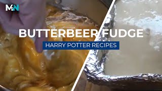 DIY Butterbeer Fudge  HARRY POTTER RECIPES [upl. by Relyuc]