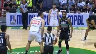 Greg Slaughter vs KG Cañaleta MPBL DUEL HIGHLIGHTS  Manila SV Batang Sampaloc vs Biñan Tatak Gel [upl. by Erbma]