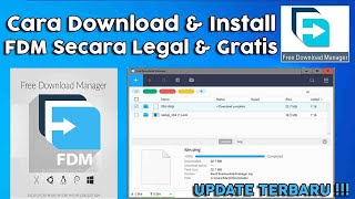 Cara Download amp Instal Aplikasi Free Download Manager FDM [upl. by Eustacia]