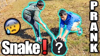 சாரைப்பாம்பு Prank 🐍 😂  SNAKE PRANK ON BROTHER  VelBros Tamil [upl. by Wyatan]