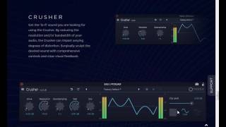 Tracktion Daw Essentials TCrusher [upl. by Ailedamla295]