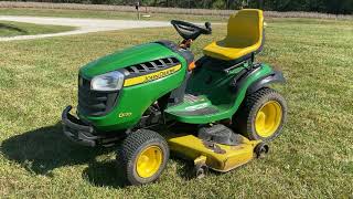 SOLD John Deere D170 54″ Lawn Tractor [upl. by Enymzaj]