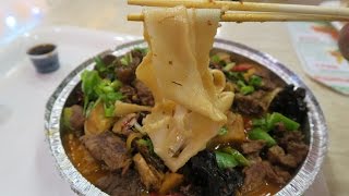 BEST Hand Pulled Beef Noodles in New York Chinese Food Court [upl. by Nelyag]