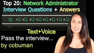 Top 20 Network Administrator Interview Questions and Answers 2021 Version [upl. by Marylynne]