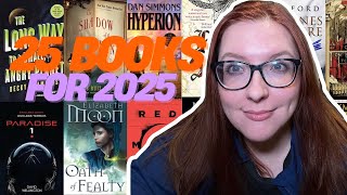 my 25 books to read in 2025  yearlong tbr [upl. by Manly634]