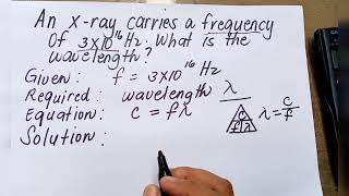 PROBLEM SOLVINGWAVELENGTH OF AN EM WAVE [upl. by Enirol828]