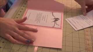 DIY Affordable Wedding Invitations [upl. by Ultann]