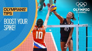 How to improve your Attack in Volleyball feat Jordan Larson  Olympians Tips [upl. by Neraj]