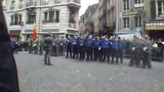 Prestation de serment des policiers lausannois 2007 [upl. by Eniamurt]