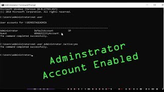 Enable Administrator Account On Windows 10  EASY 2020 [upl. by Moclam]