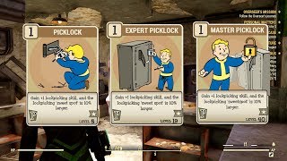 HOW TO GET LEVEL 3 LOCKPICKING IN FALLOUT 76 GUIDE TO MAX LEVEL MASTER PICKLOCK [upl. by Portland492]