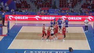 Erik Shoji Libero in USA Volleyball  France 2023 [upl. by Padraic]