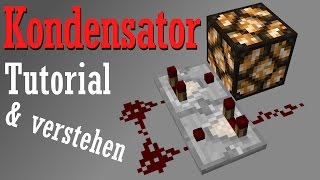 Redstone Schaltung KONDENSATOR  Tutorial amp Verstehen [upl. by Yauqaj498]