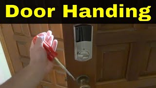 Weiser Smartcode Lock Door Handing TutorialFix A Sticking Lock [upl. by Elroy801]