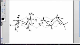 Chair Conformations of Methylcyclohexane [upl. by Fitzger]