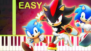 Kingdom Valley  SONIC X SHADOW GENERATIONS  EASY Piano Tutorial [upl. by Auka]