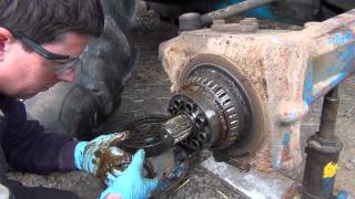 Ford 6610 Hub repair 2014 [upl. by Yelrahc]