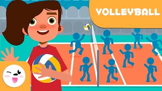 VOLLEYBALL for Kids  Basic Rules [upl. by Wylen]