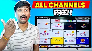 All Channels FREE  OMG   FREE Live TV  FREE FREE FREE No additional Cost [upl. by Aicel191]