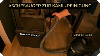 Aschesauger zur Kaminreinigung  Kärcher AD 2 [upl. by Kimmi]