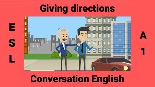 Giving Directions  Prepositions of Place [upl. by Urd202]