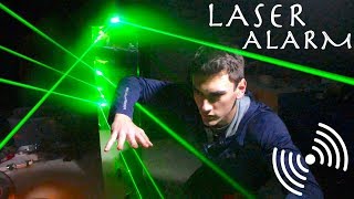 How To Easily Make a LASER TRIPWIRE Mission Impossible Spy Laser Alarm System [upl. by Libby66]