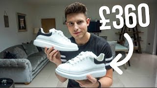 ARE ALEXANDER MCQUEEN SNEAKERS WORTH THE PRICE  TRYON amp REVIEW [upl. by Acilegna]