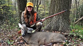 Danielles Early Season Flintlock Doe 2017 Pennsylvania [upl. by Nabal4]