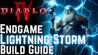 Diablo 4  Human LIGHTNING STORM Druid Build Guide The Avatar of Lightning  Season 3 [upl. by Sion]