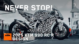 NEVER STOP KTM 990 RC R Development Chapter 1 – Design  KTM [upl. by Wolfson]