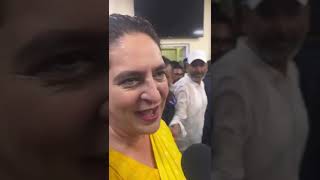 Priyanka Gandhis Reaction after election results election2024 [upl. by Enytsuj]