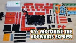 Updated How To Motorise the 2019 LEGO Hogwarts Express Train 75955 [upl. by Hairam]