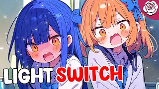 Nightcore  Light Switch Lyrics [upl. by Leanor]