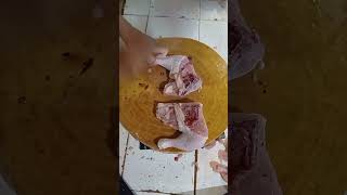 Carap potong paha butcher carapotongayam ayampotongcuttingskills shorts [upl. by Eibloc]