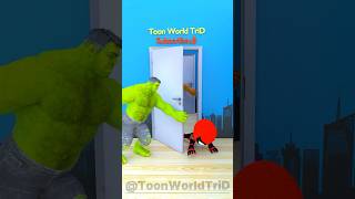 🤔 Why Did SpiderMan Fall When Hulk Tripped Over the Door 🚪😂 gta [upl. by Ddahc]